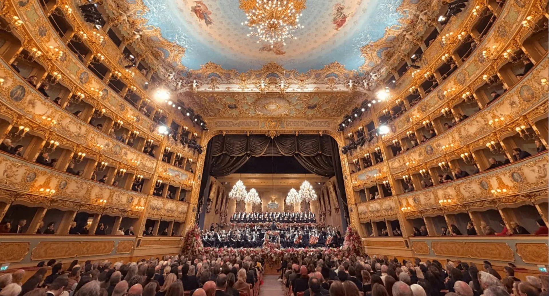 Venice New Years Concert at La Fenice Opera Theater Italy
