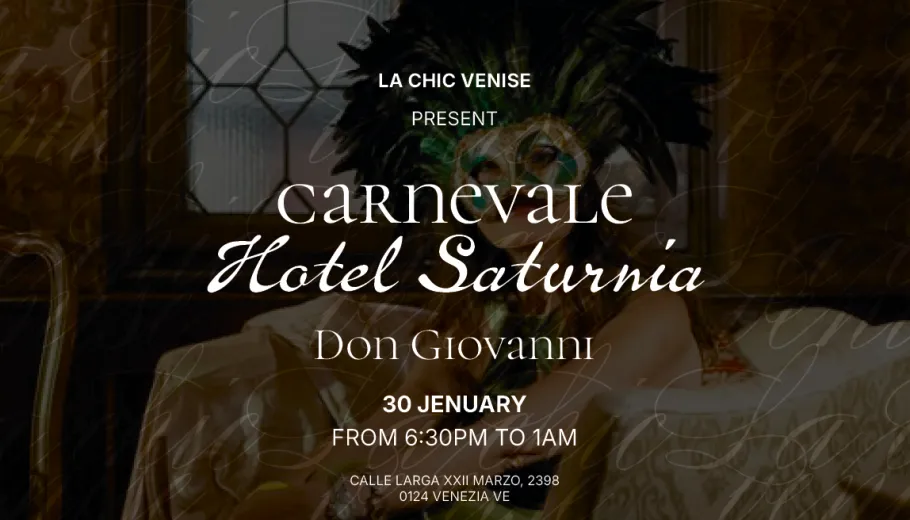 Don Giovanni Venice Carnival 2027